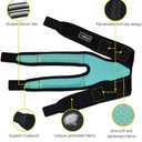 HUEGLO Dual Patella Knee Strap for Knee Pain Relief,Adjustable Neoprene Knee Brace Support for Running, Arthritis, Jumper, Tennis,Injury Recovery,Protection,Black(1 Piece),12'' - 17''