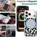 Magnetic for iPhone 17 Pro Max Case 6.9 in Clear, Cute Cheetah