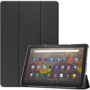 Case for Amazon Fire HD 10 (7th / 9th Generation, 2017/2019 Release) 10.1" Premium PU Leather Protective Cover Amazon Fire HD 10 Case (black)
