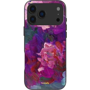 SCORPIFY for iPhone 17 Pro Max Case [Compatible with MagSafe] with Lilac Design, Cute Magnetic Phone Cover for Women Girls, [10FT MIL-Grade Drop Protection] Slim Shockproof Bumper with Stylish Pattern