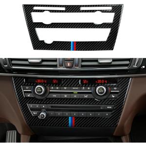 Car CD Panel Trim Center Console Cover Carbon Fiber Sticker Decal fits for BMW X5 F15 X5M F85 X6 F16 X6M F86 2014 2015 2016 2017 2018 2019 Accessories