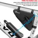NDakter Bike Bag:Bike Frame Bag & Bicycle Repair Kit, 2L Waterproof Storage Pouch with 16-in-1 Multi-tool, Portable Bike Tool Set for Flat Tire Repair, Cycling Accessories for Mountain Road Bike, MTB