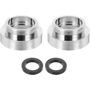 uxcell 2Pcs Faucet Aerator Adapter, M26 Female to M22 Male with Washer, 13mm Length