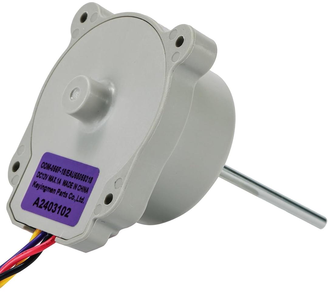 EAU65058318 ODM-056F-18 Refrigerator Freezer Fan Motor Assembly Fit for LG Refrigerator Freezer Cooling Fan Motor, DC12V 1A 12W, Replacement Multi-Door Fridge/Freezer Cooling Systems
