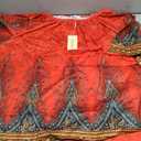 Ekouaer Pajamas for Women Set Short Sleeve Printe Lounge Sets Soft Pjs Round Neck Loungewear with Pockets, XL