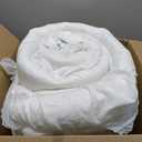 ELEMUSE Queen Mattress Topper for Back Pain, Extra Thick Mattress Pad Cover, Plush Soft Pillowtop with Elastic Deep Pocket, Overfilled Down Alternative Filling (White)