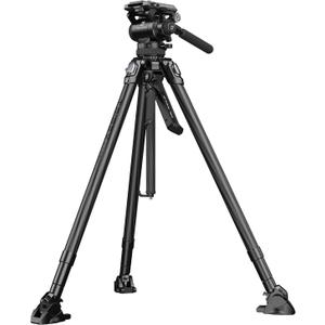SmallRig x Potato Jet Tribex Carbon II Hydraulic Carbon Fiber Tripod, Fast Extend Camera Video Tripod with 4-Step Counterbalance Fluid Head,Weight 8.3lbs,Load up to 13.2lbs - 5755