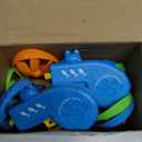 Sumind 18 Pieces Interactive Cat Fetch Tracking Toys With 5 Colors Flying Propellers for Indoor Pet Kitty Training Chasing (Blue Cat Theme Design)