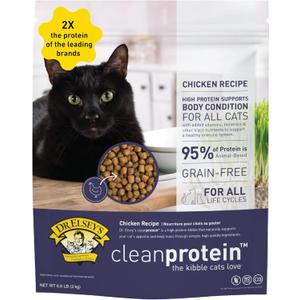 Dr. Elsey's cleanprotein Chicken Cat Kibble 6.6 lb. Bag (EXP 08/17/27)