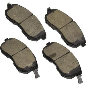 BOSCH BE815AH Blue Ceramic Disc Brake Pad Set with Hardware - Compatible with Select Infiniti I35; Nissan Altima, Juke, Maxima, Sentra, Versa; Suzuki SX4 Crossover; FRONT