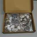 HXWEIYE 300LED Fairy Curtain Lights, 9.8x9.8Ft USB Plug-in 8 Modes Christmas String Hanging Lights with Remote for Bedroom Backdrop Wedding Indoor Wall Decor, Warm White, Standard  2 Pack