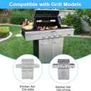 Grill Replacement Parts for Kitchenaid 720-0954 720-0733A 720-0733, Replacement for Kitchenaid Grill Grates 720-0954 & Heat Plates & Grill Burners & Igniters