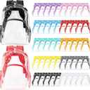 Aliceset Clear Backpack Bulk Heavy Duty Clear Bookbag 16" Transparent Waterproof Color Back Packs Donation Sports Stadium(50 Pcs)