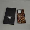 Cocomii - Rectangle Case Compatible with iPhone 16 Pro - Compatible with MagSafe, Tortoiseshell Pattern, Animal Print, Glossy, Magnetic Phone Case for iPhone 16 Pro 6.3 inch, Black/Amber