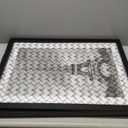 Abtgt 20x27 Picture Frame Set of 3, Display Pictures 16x24 with Mat or 20x27 without Mat, Poster Frame for Wall Mounting Display, Black