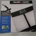 Glass Weight Tracking Scale Black/Clear - Health-O-Meter