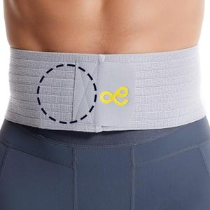 Umbilical Hernia Belt for Men and Women - Abdominal Support Binder with Compression Pad - Navel Ventral Epigastric Incisional and Belly Button Hernias Surgery Prevention Aid (XL)