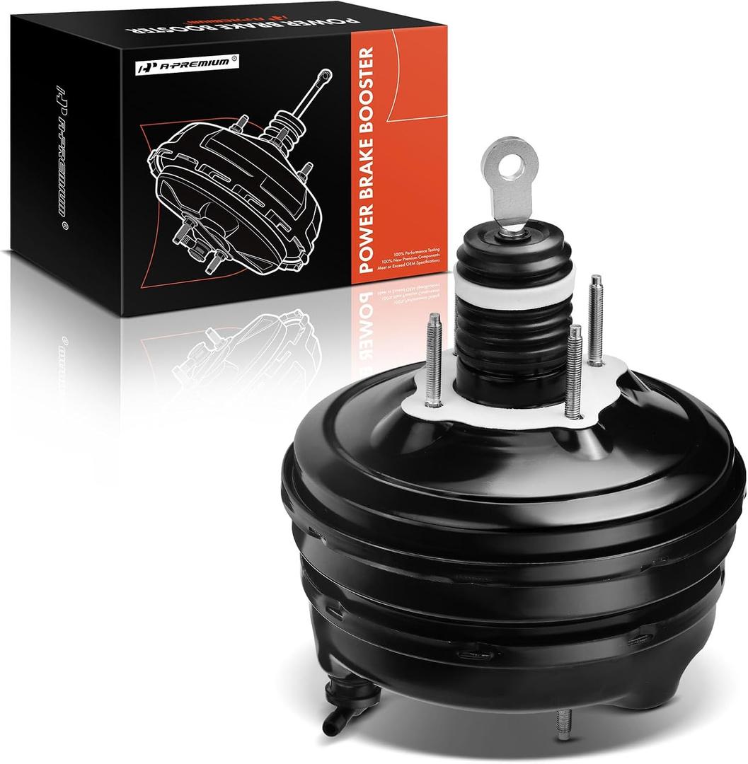 A-Premium Vacuum Power Brake Booster Without Sensor Compatible with Chrysler Town & Country & Dodge Grand Caravan, 2008 2009 2010, 3.3L 3.8L 4.0L, Without Master Cylinder