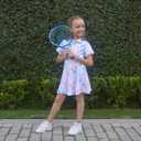 Girls' Active Sport Dress  Short Sleeve Performance Golf and Tennis Dress  Summer Casual Athletic Outfit for Kids (6-7 Years)