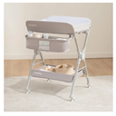 Maydolly Changing Table，Portable Diaper Changing Station, Foldable Baby Changing Table,Compact Nursery Diaper Changing Table for Baby，Adjustable Height，Mobile on Wheels (Grey)