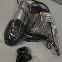 Conair Hair Dryer, 1875W Full-Size Hair Dryer with Ionic Conditioning, Blow Dryer, Tourmaline Ceramic Technology for Quick Drying, Black/Chrome