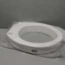 Carex Toilet Seat Riser, Elongated Raised Toilet Seat Adds 3.5 inches to Toilet Height, for Assistance Bending or Sitting, 300 Pound Weight Capacity Toilet Riser