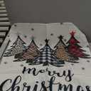 6 Pcs Christmas Chair Back Covers Xmas Holiday Chair Covers for Dining Room Kitchen Hotel Wedding Ceremony Party Decor(Cool)