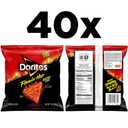 Doritos Flavored Tortilla Chips, Flamin' Hot Nacho, 1 Ounce (Pack of 40) (EXP 08/11/26)