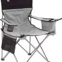 Coleman Portable Camping Chair with 4-Can Cooler, Cushioned Seat & Back with Side Pockets & Cup Holder, Carry Bag Included, Great for Camping, Tailgating, Firepits, Patio, & More