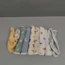 8-Pack Organic Baby Bibs for Boys, Girls - Soft Cotton Drooling and Teething Bibs for Baby Girl & Boy, Extra Absorbent, Easy To Clean & Put On for Toddler, Newborn, Infant 0-24 Months (Pets & Paws)