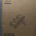 MEWANG 3-Step Wood Pet Steps, 2 in 1 Dog Stairs