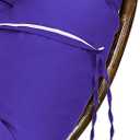 Lifup Water Resistant Papasan Chair Cushion Purple Round 24"