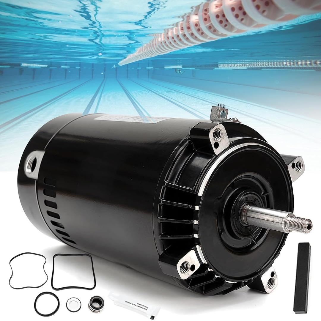 LAWETA UST1102 Swimming Pool Pump Motor Compatible with Century Pool Pump Motor 1 hp, with PS-201, 56J Frame, 115/230V