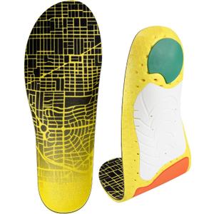 Ice Hockey Skates & Ice Skating Insoles Inserts with High/Low/Medium 3D Arch Support for Women & Men Hockey Players-Medium Arch,Medium