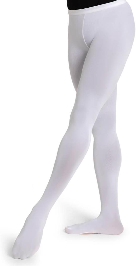 Capezio Women's Ultra Soft Transition Tight, White, Small-Medium