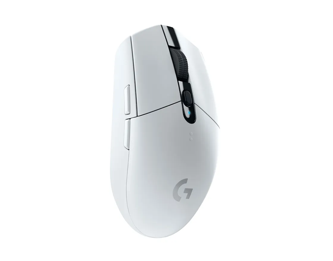 Logitech G305 LIGHTSPEED Wireless Gaming Mouse, Hero 12K Sensor, 12,000 DPI, Lightweight, 6 Programmable Buttons, 250h Battery Life, On-Board Memory, PC/Mac - White