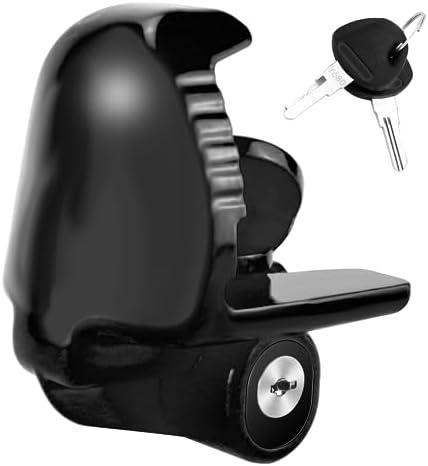Cenipar Trailer Hitch Lock Universal Size Fit 1-7/8", 2", and 2-5/16" Couplers, Heavy Duty Steel, for Vehicles, Trailers, and RVs(Black)