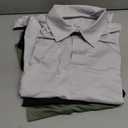 Real Essentials 3 Pack: Men's Quick-Dry Short Sleeve Athletic Performance Polo Shirt Size S