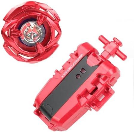 DEZAWRTY X Top with String Launcher Set, X Arrow Wizard Series, Stamina Type Right Spinning Top, Great Start Set for Beginners Battling Game