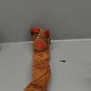 Senneny No Stuffing Dog Christmas Toys with Squeakers, Crinkle Xmas Plush Dog Toys for Large Medium Small Dogs, Durable Interactive Dog Toys for Puppies, Reindeer