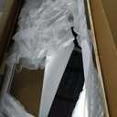 Beauty4U 50” x 14" Full Length Wall Mirror, White Baroque Door Mirror