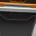 Electric Car Cooler and Warmer, 26 Quart Capacity, Thermoelectric Iceless Cooler for Travel, Camping, Vehicles, Truck, Home - 12V DC and 120V AC (Black & Orange)