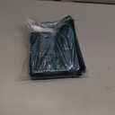 XOOX Linen 100% Egyptian Cotton Queen Pillow Cases Set of 2 - Luxury 1200 High Thread Count Cotton Standard Pillowcases (Teal), Silky Soft, Cooling, Breathable Hotel Quality Bed Pillow Cover