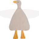 Baby Toys Lovey Blanket Soft Duck Toys for Newborn Essentials 0-6 Months, Sensory Stuffed Animal Security Blanket for Boys and Girls (Duck-Beige)