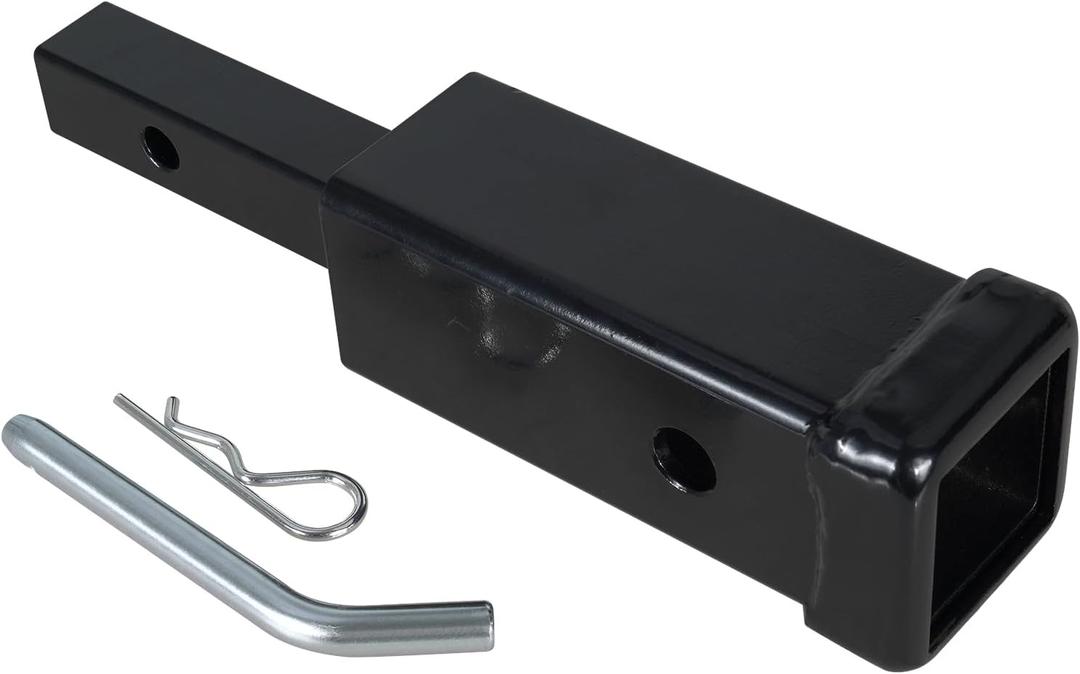 1-1/4 to 2" Hitch Adapter Solid Shank 1.25 to 2Hitch Adapter Include 1/2" Hitch Pin&Clip Set