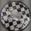 48 Pieces Black and White Checkered Flag Party Paper Plates for Race Car Party Supplies 7" Racing Car Theme Disposable Dessert Plates for Boys Men Birthday Baby Shower Race Fans Party Decorations
