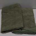 MIULEE Olive Green Couch Pillow Covers 20x20 Inch, Set of 2 Soft Chenille Decorative Square Throw Pillow Covers Farmhouse for Sofa Living Room Bed