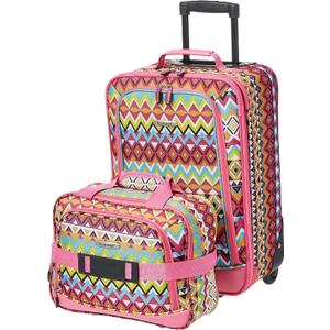 Rockland Fashion Softside Upright Luggage Set, Tribal, 2-Piece (14/19)