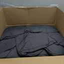 Goose Down Fiber Comforter King Size All Season Naturally Breathable Down Comforters, Luxury Hotel Collection Duvet Insert with 8 Corner Tabs, Cotton Fabric & Baffle Box (Dark Gray,65oz)