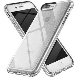 TENOC Phone Case Compatible with iPhone Air, Glitter Case Clear Sparkling Protective Bumper Cute Cover for Girls Women